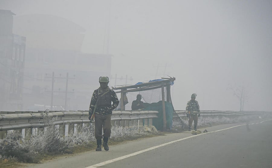A senior official said that all the flights operated from Srinagar airport on Sunday, bringing major respite to passengers. (PTI Photo)