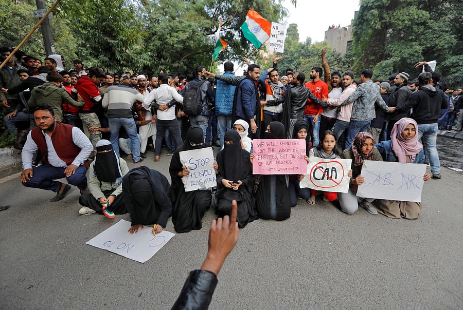 In Aligarh, as clashes were reported after protests, the internet was blocked and the winter vacation of the University that was to commence from next week, was preponed. (Reuters Photo)