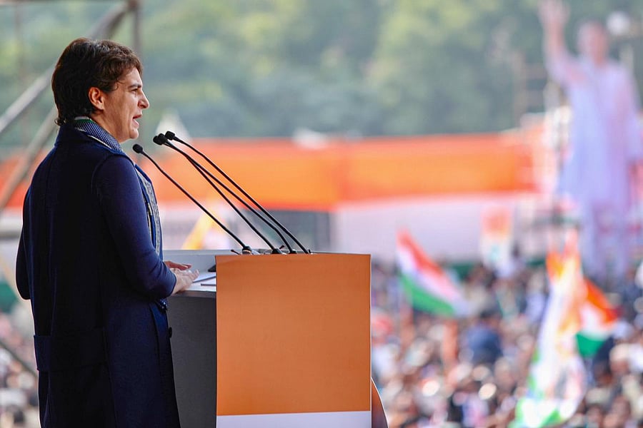 Congress General Secretary Priyanka Gandhi Vadra. (PTI Photo)