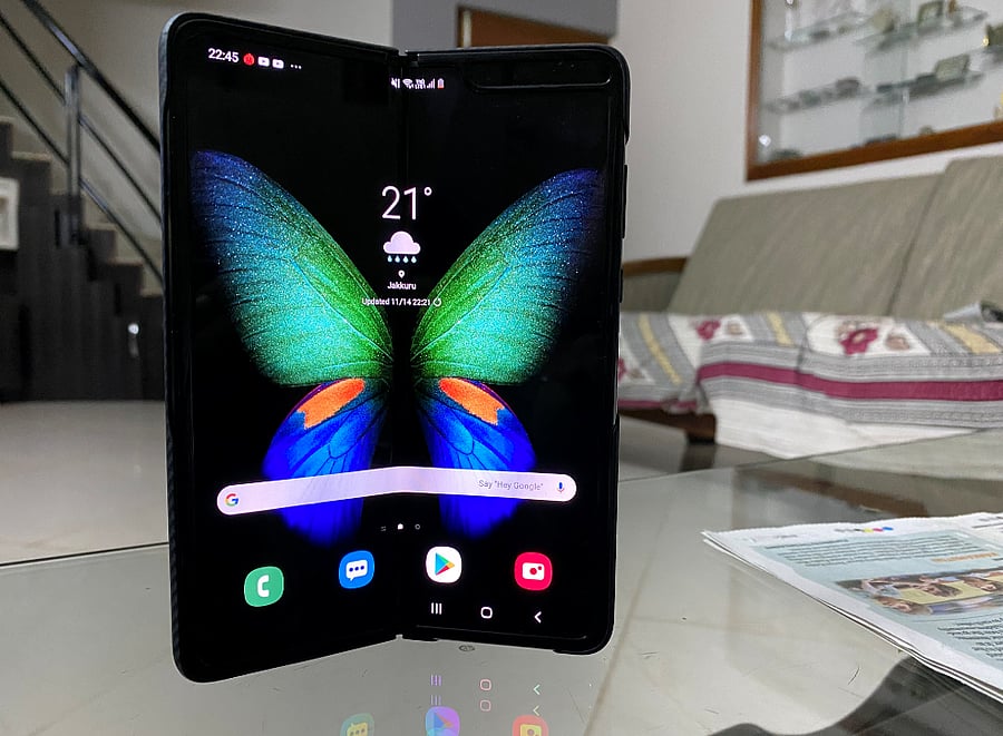 Samsung's original Galaxy Fold (DH Photo/Rohit KVN)