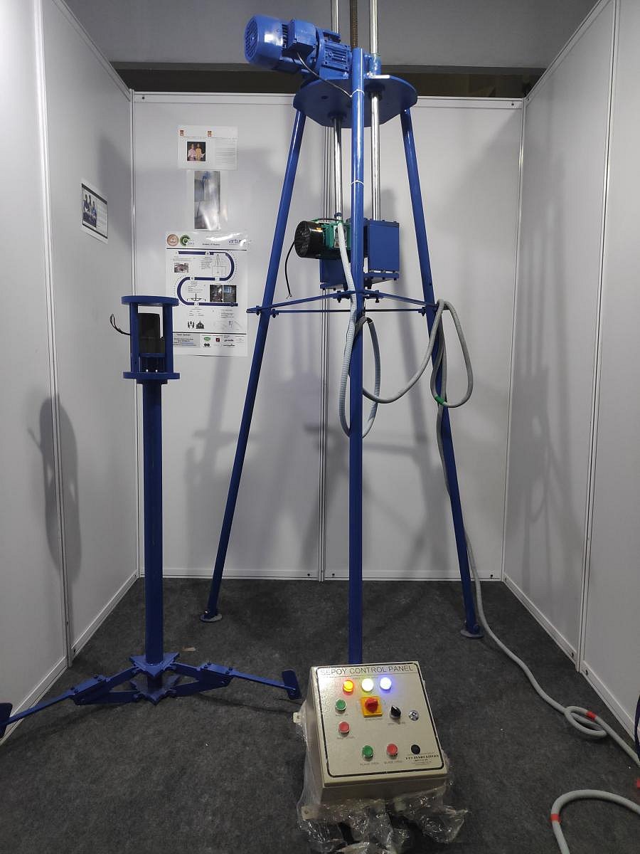 A robot being developed by a city-based inventor. PIC COURTESY: Alcheme