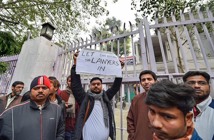 A representative image of the anti-CAA protest