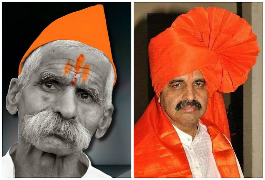 Milind Ekbote and Sambhaji Bhide. (Twitter @MilindEkbote and @sambhaji_bhide)