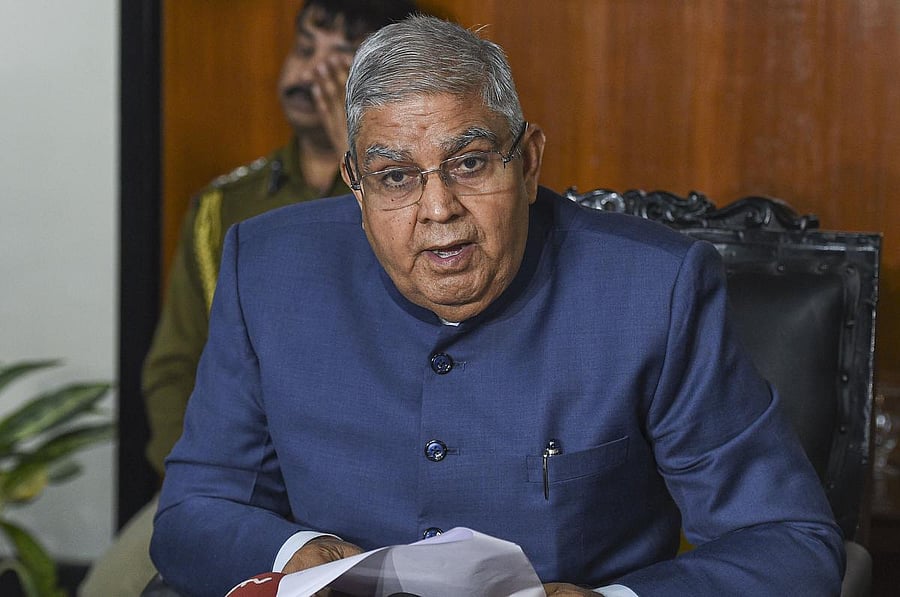 West Bengal Governor and Chancellor of the University Jagdeep Dhankhar. (PTI photo)