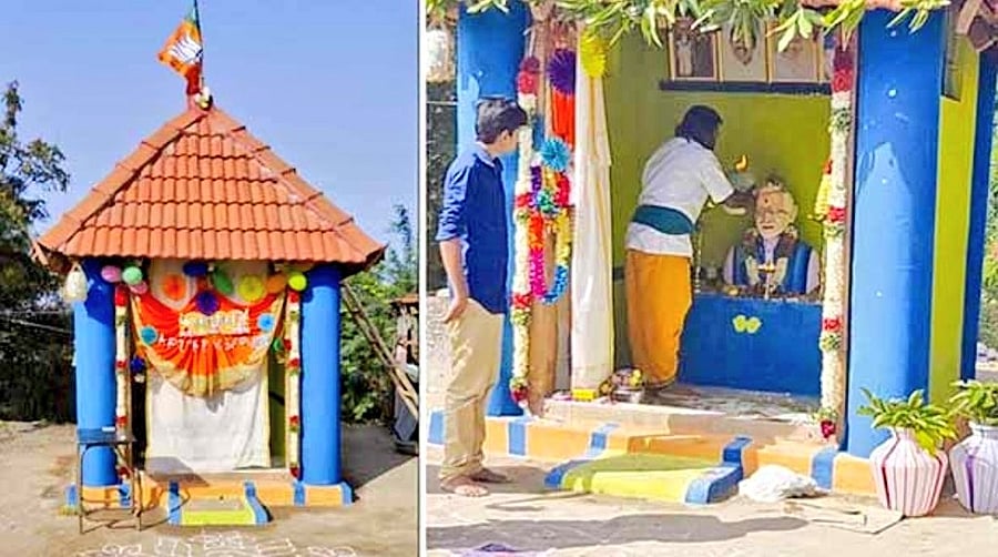 Temple of Narendra Modi (Twitter/@3I1TZHwa5SDXkZf Photo)