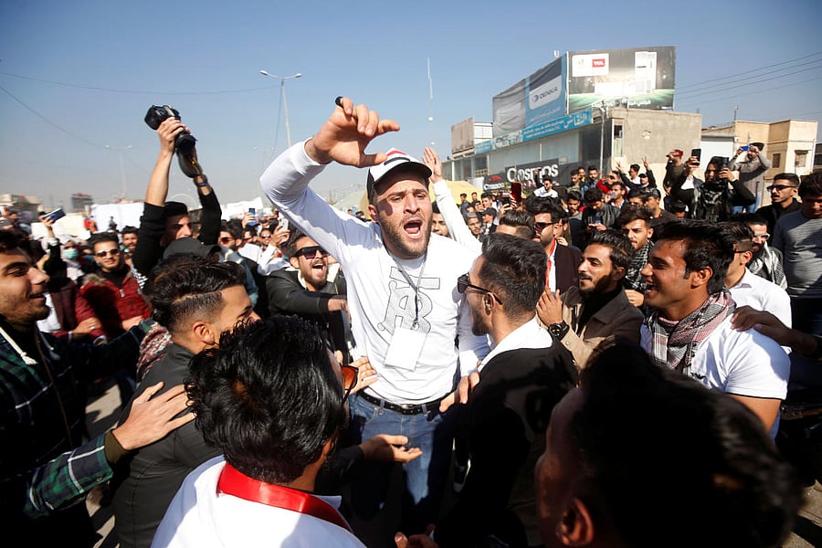 The current election law — in place for over a decade — has consistently given a majority of seats in the legislature to the political groups shunned by the protest movement. Photo/Reuters