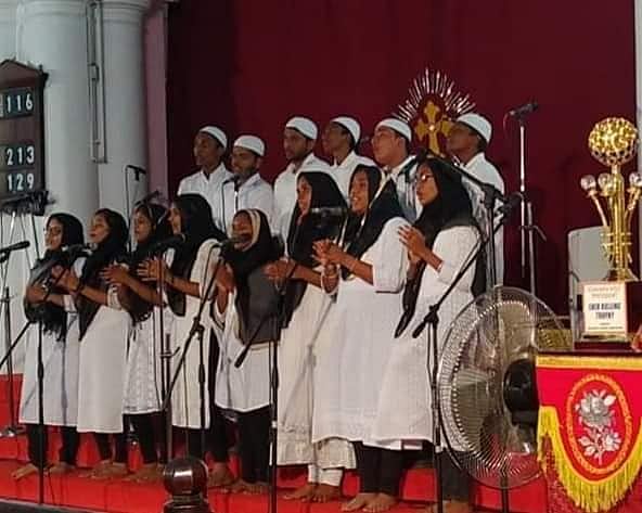 Fr. Daniel T Philip of the church told DH that Mary and Joseph went to Bethlehem as refugees and even Jesus Christ had to be a refugee. (DH Photo)