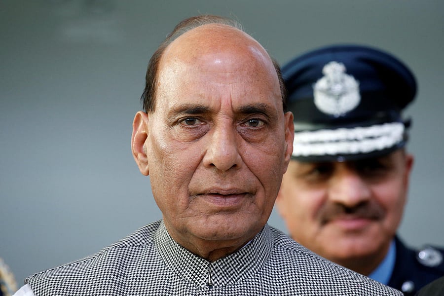 Defence Minister Rajnath Singh. (Reuters photo)