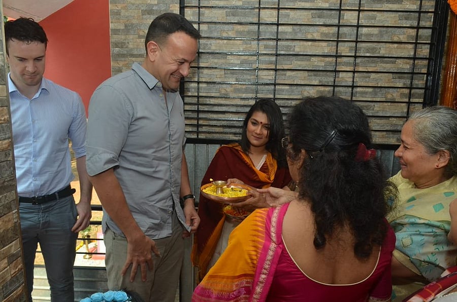 It was his first visit to the village of Varad in Malvan tehsil, around 500 km from Mumbai, after he became prime minister in June 2017. ANI/Twitter