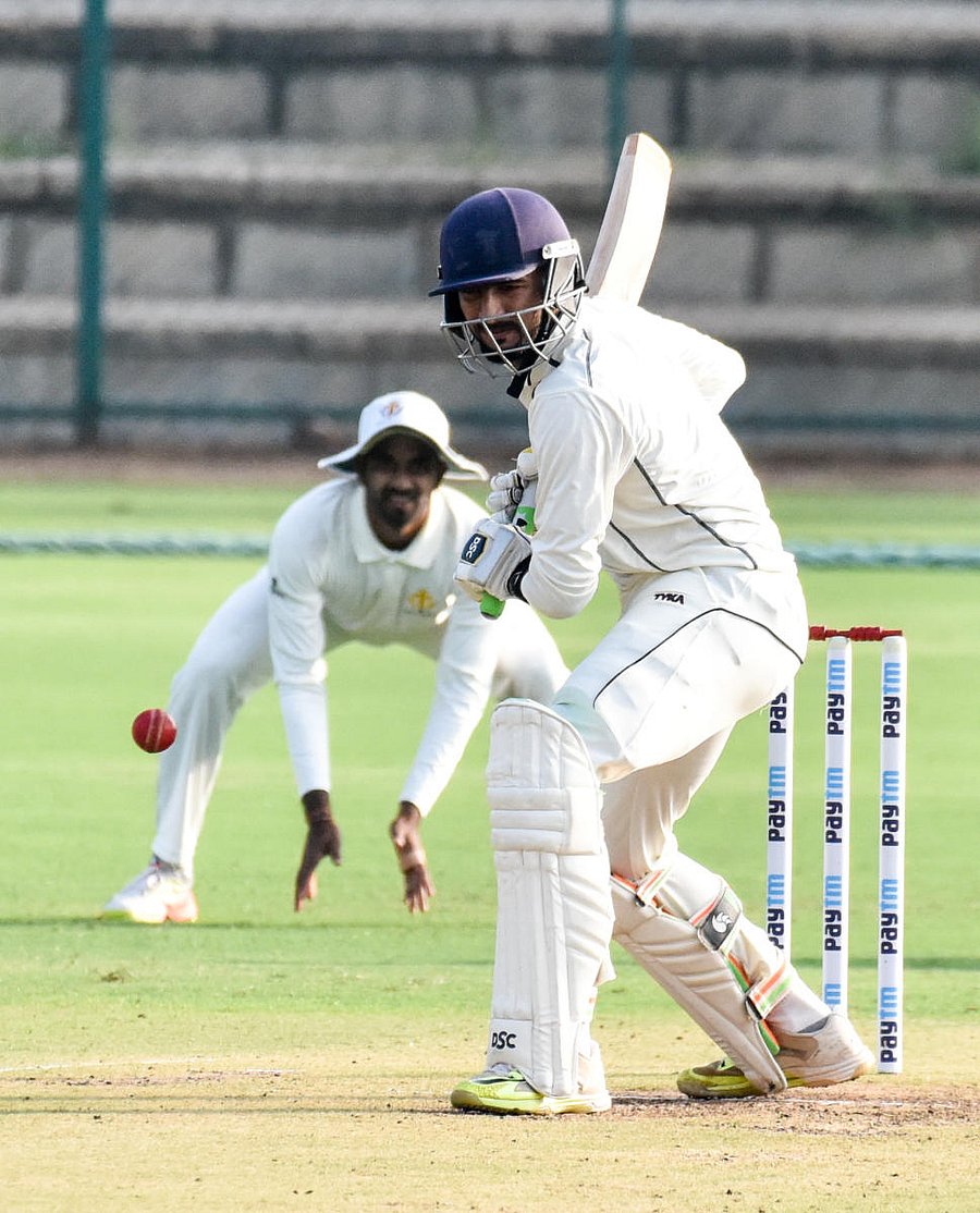 Rishi Dhawan's season has clicked into gear since the beginning of the Ranji Trophy campaign. DH PHOTO/ SAVITHA BR