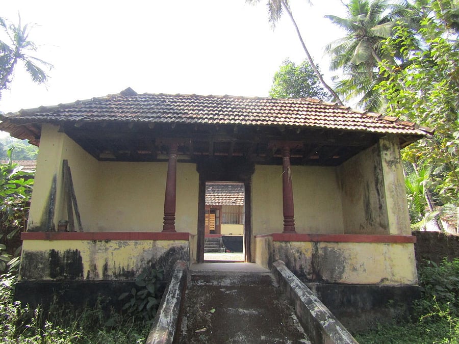 The moola mutt of Pejawar Mutt at Pejawar near Surathkal.