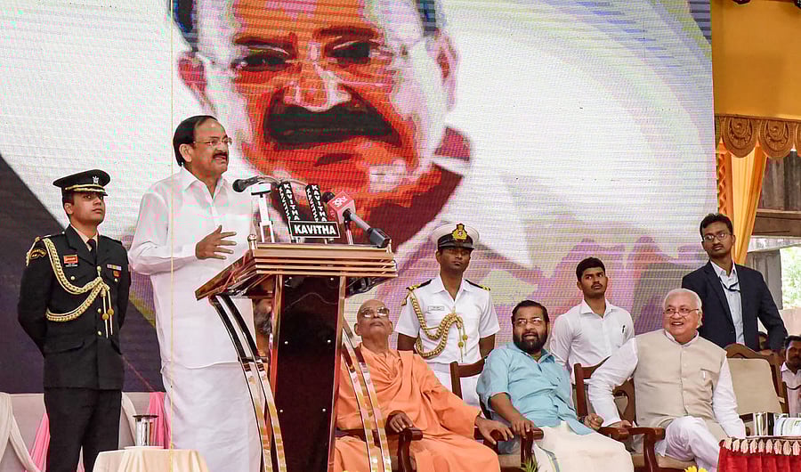 The caste system in the country is a "vicious cycle" and India of the future must be "caste-less and classless", he said here inaugurating the 87th Sivagiri Pilgrimage Meet at Sivagiri Mutt, located over 45 km away from the state capital. (PTI photo)