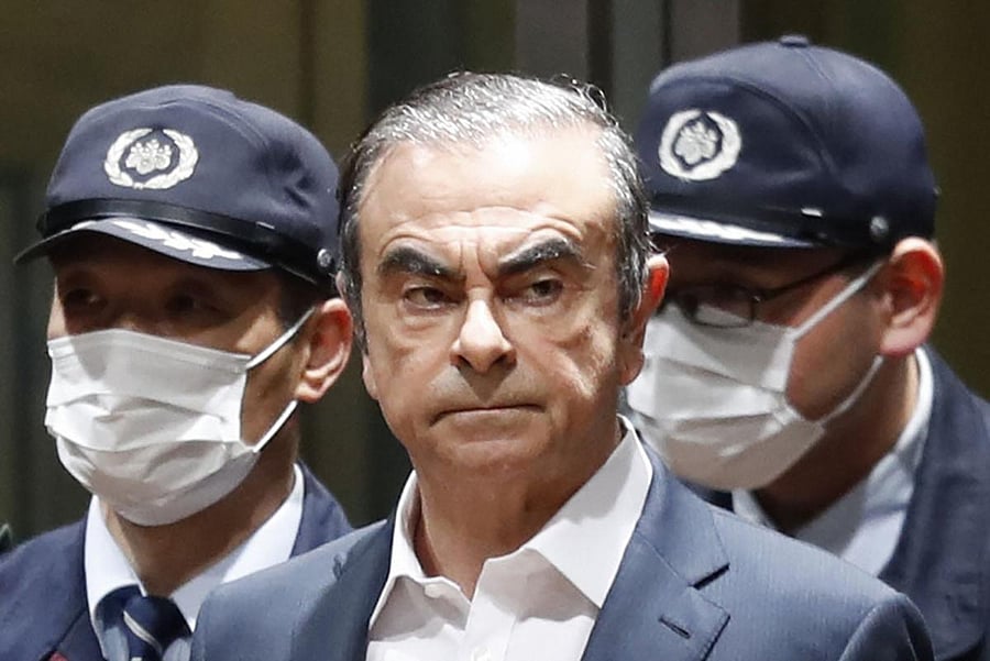 Former Nissan Chairman Carlos Ghosn (AP Photo)