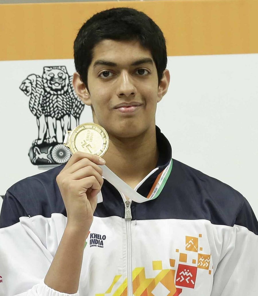 Srihari Nataraj, who holds the national record in 50m backstroke, 100m backstroke and 200m backstroke, said his immediate aim is to book a berth in the Tokyo Olympics. DH Photo