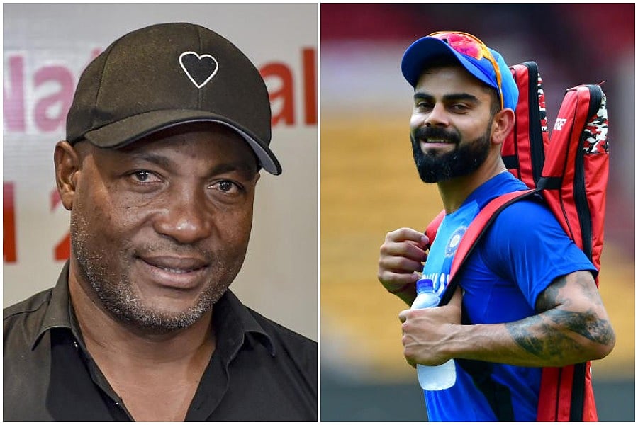 Brian Lara (left), Virat Kohli (Photo: PTI/ Krishnakumar P S)