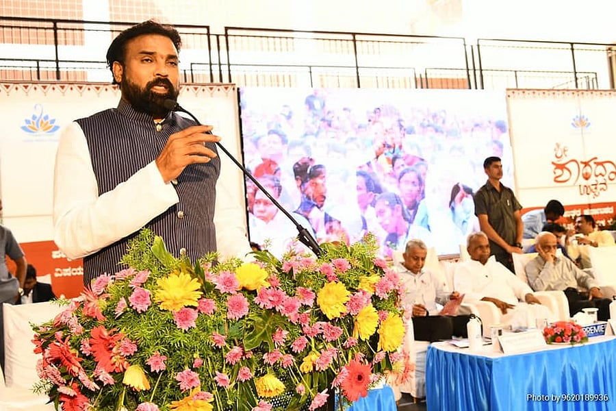 Sriramulu said the government has already increased their honorarium by Rs 500 per month. Photo/Facebook (Sriramulubjp)