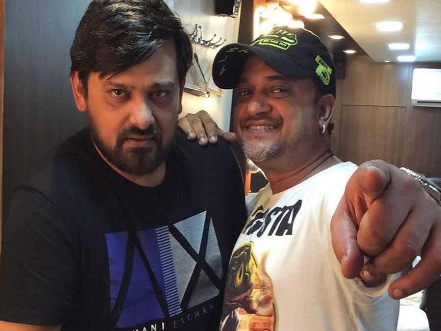 Bollywood music composer duo Sajid-Wajid join BJP. COurtesy: Twitter