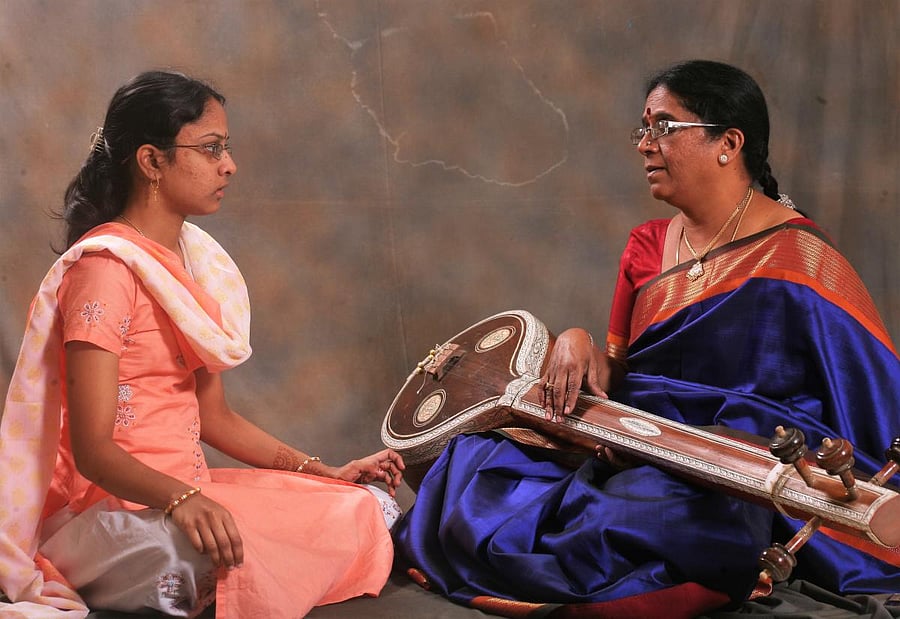 Meera at a therapy session