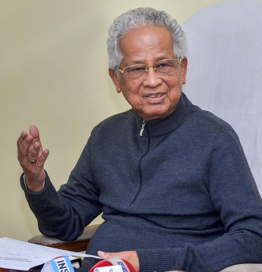 Former Assam Chief Minister Tarun Gogoi (PTI Photo)