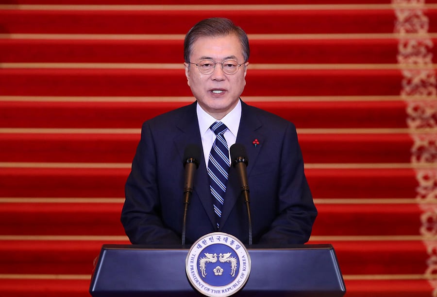 South Korean President Moon Jae In. (AFP Photo)