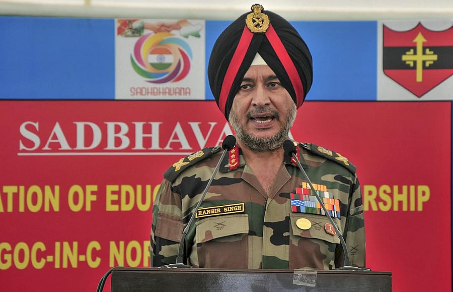 Lt Gen Singh heads a delegation that would hold talks with senior officials of the People's Liberation Army besides visiting civil and military establishments in Beijing, Chengdu, Urumqi and Shanghai. (PTI photo)