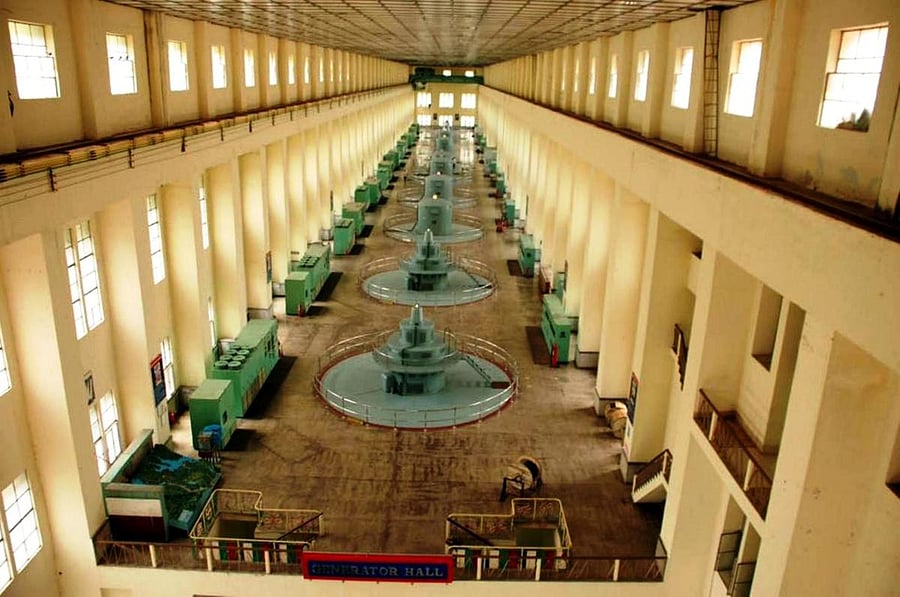 The Sharavathi hydel station.