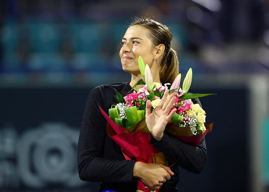"It feels like a little bit of a second-hand event", said Sharapova, referring to the Brisbane International. (Reuters Photo)