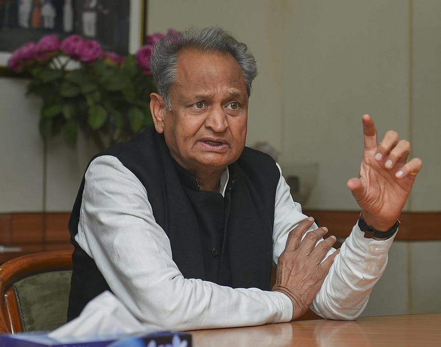 Rajasthan Chief Minister and Congress leader Ashok Gehlot (PTI Photo)