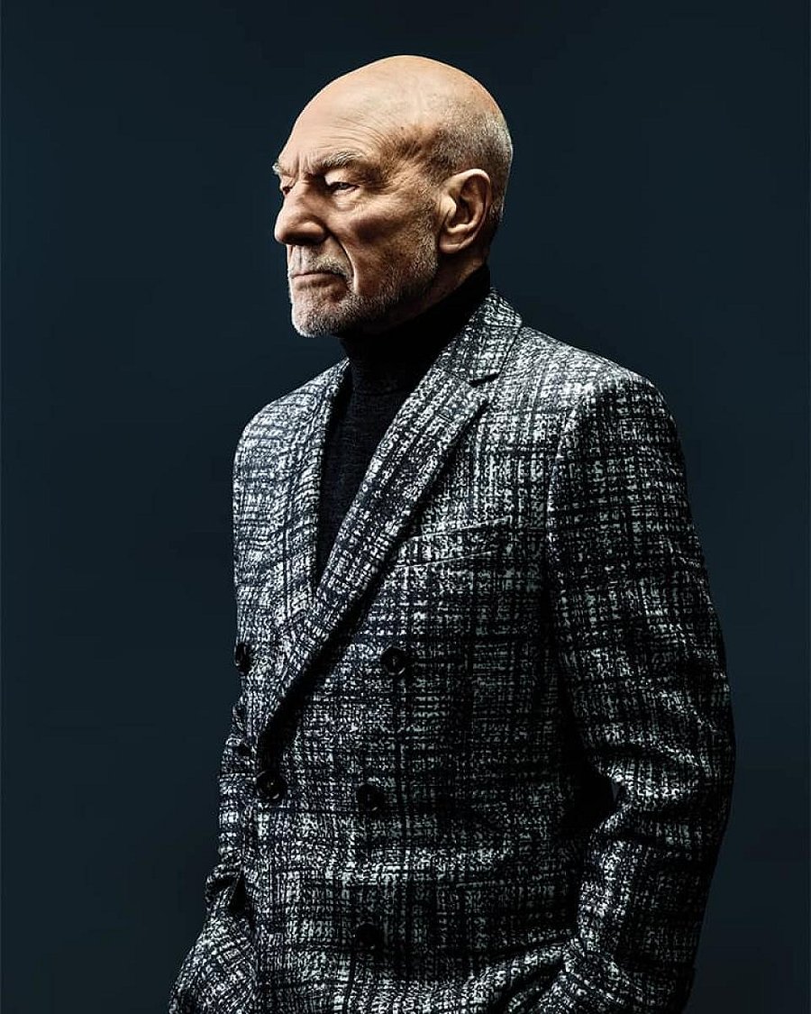 Patrick Stewart plays the titular roles in Star Trek: Picard. (Credit: Facebook/ @Patrickstewart)
