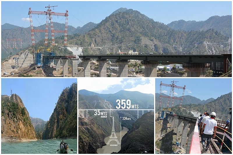 The upcoming "next man-made wonder", being built under the direct supervision of the PMO and Railway Board, is likely to be completed by December 2021, said Chief Engineer (Coordination) R K Hegde of Konkan Railways, which is executing the project. Credit: Twitter (@RailMinIndia)