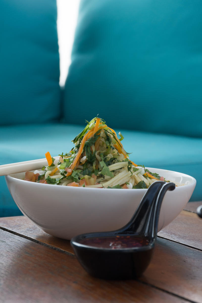 Eastern Tibetan-style whole meat noodle soup thupka.