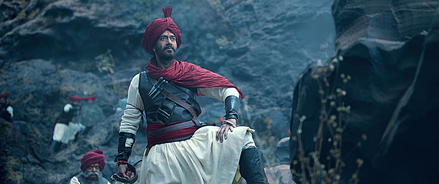 Ajay Devgn in Tanhaji. (Photo credit: Twitter/ @TanhajiFilm)