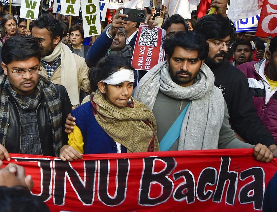 JNU protest (PTI Photo)