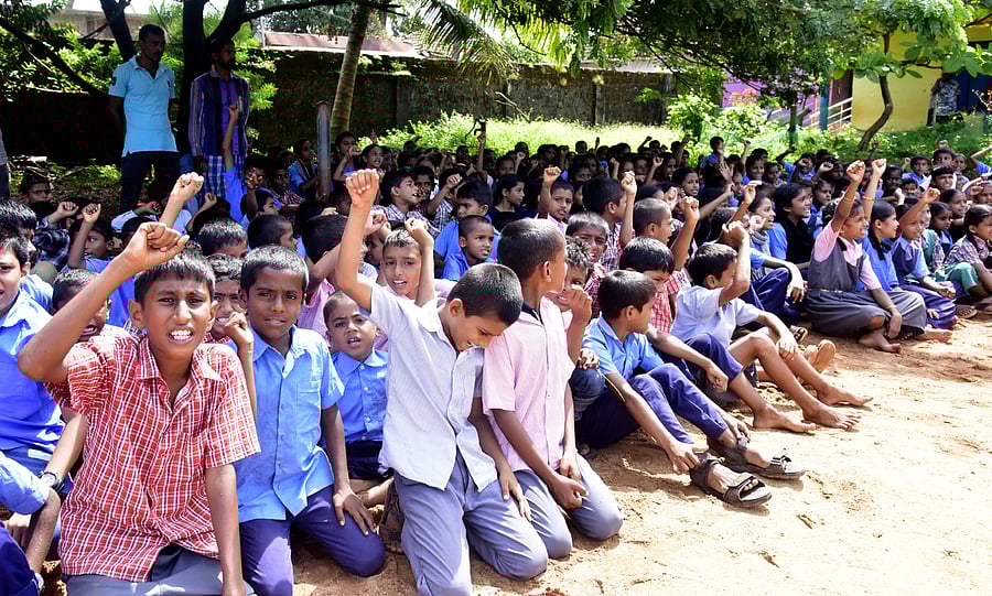 The number of beneficiaries of various schemes and scholarships under the Directorate have reduced from 10.99 lakh in the previous fiscal to a 86,251 till December 2019, this fiscal year. (DH Photo)