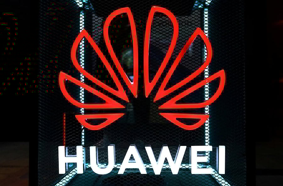  Huawei logo. (Reuters Photo)