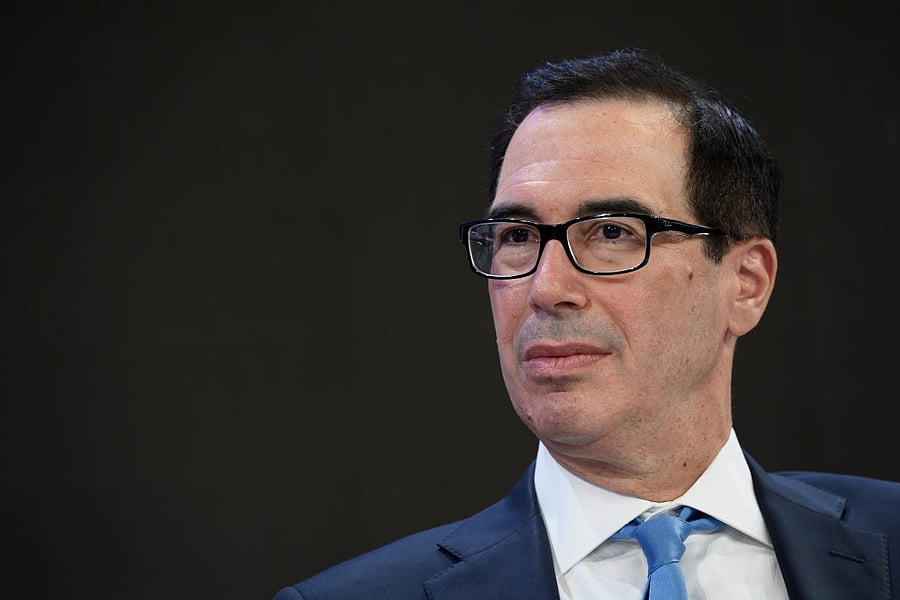 US Treasury Secretary Steven Mnuchin (AFP Photo)