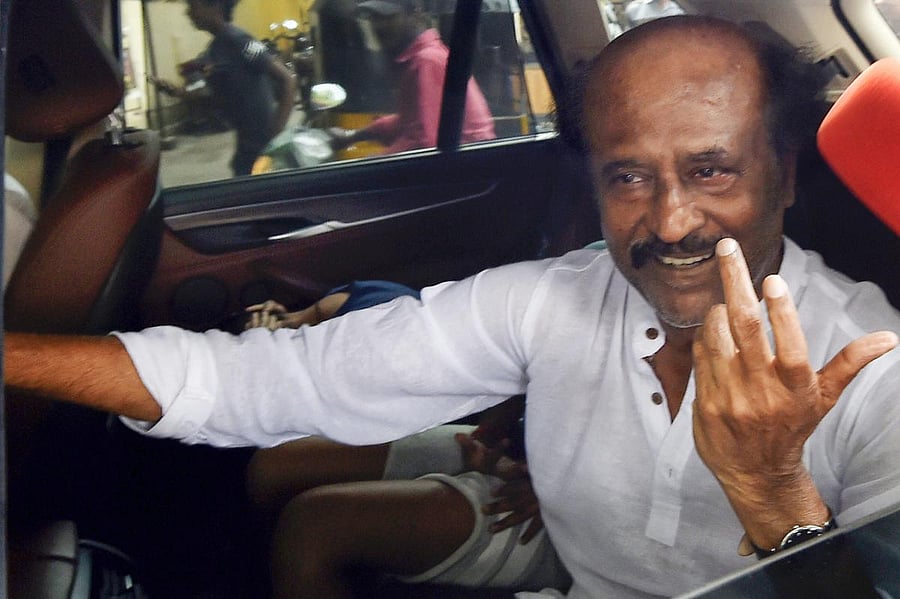 “I merely said what was reported in the media. I did not say anything that never happened," says Rajinikanth. (PTI File Photo)