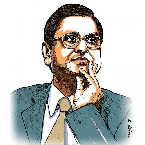 Former finance secretary Subhash Chandra Garg. (DH Photo)