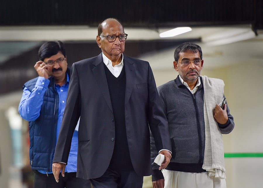 Pawar said that the change of guard in Maharashtra is because of minorites deciding to not vote for BJP. (PTI Photo)