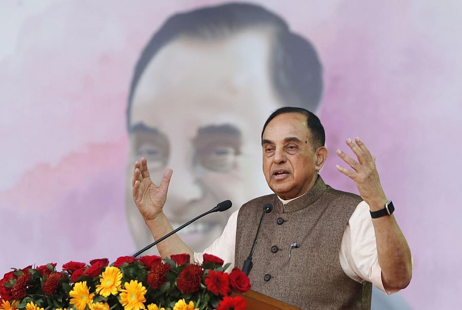 Subramanian Swamy. (PTI Photo)