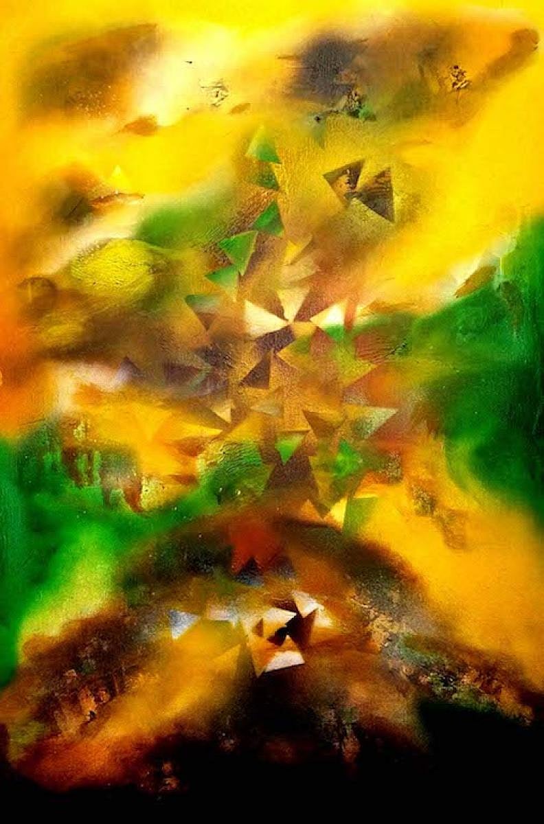 D Ravi is a veteran artist with over 45 years of experience.