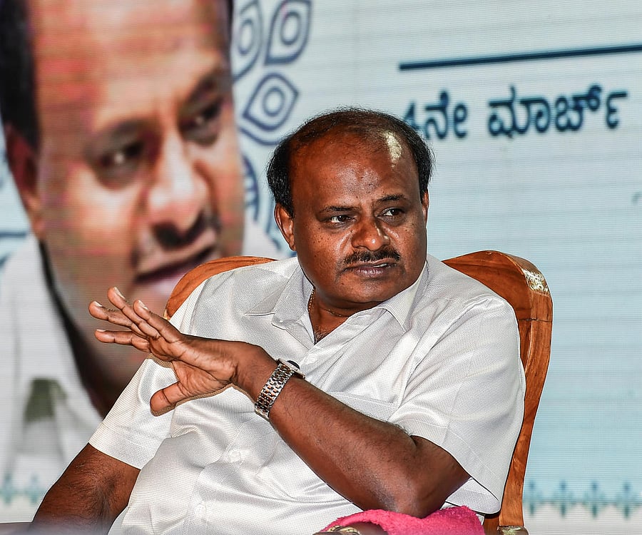 H D Kumarswamy.(( DH Photo)