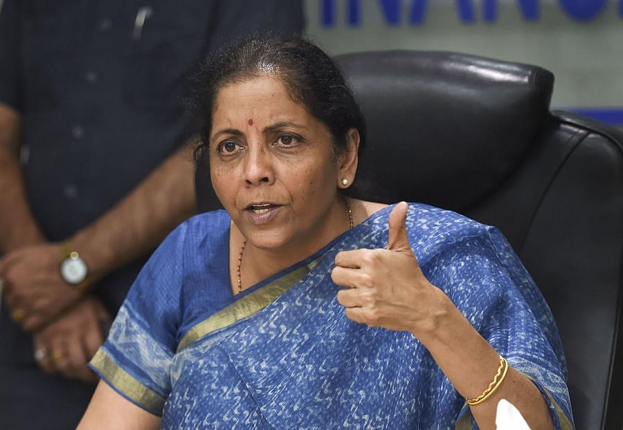 Finance Minister Nirmala Sitharaman (PTI Photo)