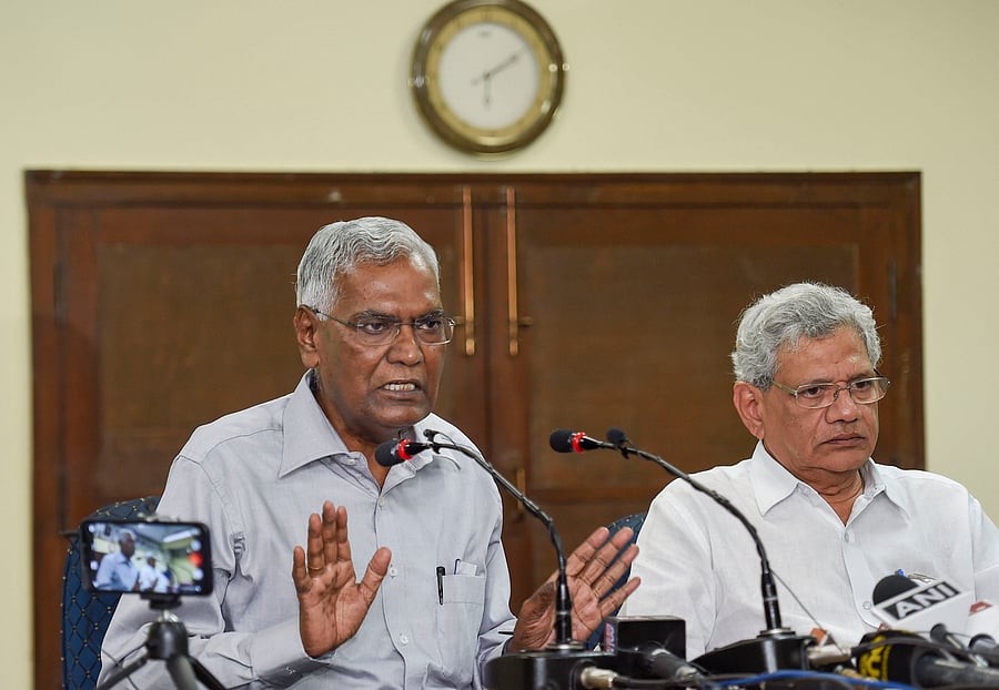 CPI General Secretary D Raja. (Photo Credits: PTI)