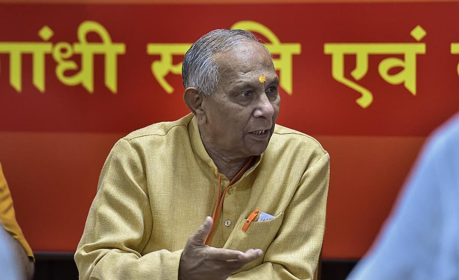 VHP President Vishnu Sadashiv Kokje (PTI Photo)