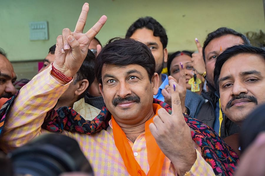  Delhi BJP President Manoj Tiwari (PTI Photo)