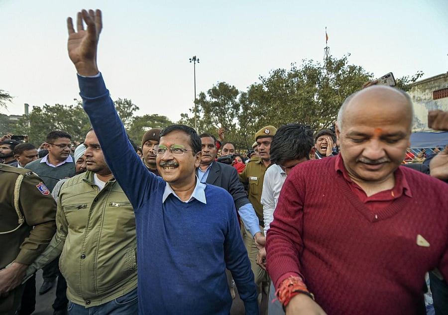 With Kejriwal set to become the chief minister of Delhi for the third straight term, leaders of non-BJP parties cutting across party lines said the poll outcome showed that elections can be fought and won on the development plank. PTI
