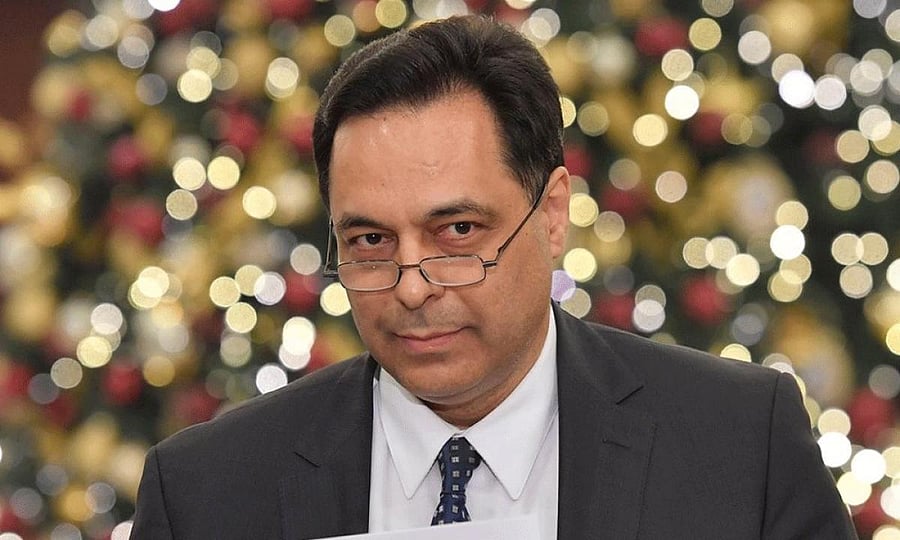 Hassan Diab was tasked with forming a government in December. (Credit: Twitter)