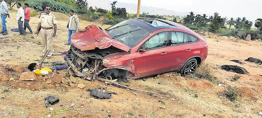 Accident. (DH Photo)