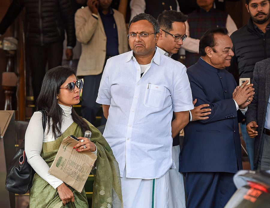 Congress MP Karti Chidambaram. (PTI Photo)